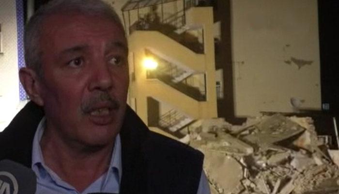 Malatya'da çöken binanın enkazından çıkan vatandaş, dehşet anlarını anlattı