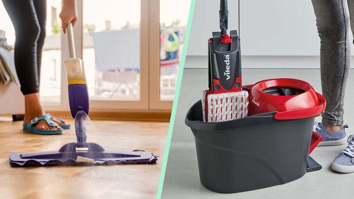 Tertemiz ve pırıl pırıl bir ev için en iyi mop temizlik seti hangisi?