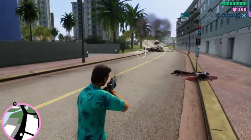GTA: The Trilogy - The Definitive Edition'ın "eski günlere geri döndüren" oynanış görüntüleri internete düştü