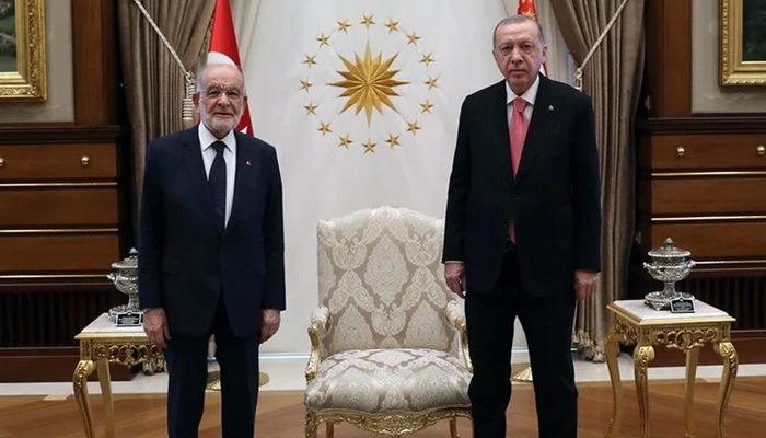 Beştepe'de Erdoğan-Karamollaoğlu görüşmesi