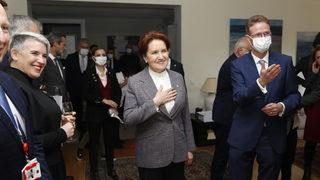 İYİ Parti lideri Akşener, büyükelçilerle görüştü