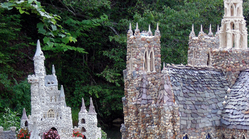 Oyun olarak başladı! Çakıl taşlarından yapılan evleriyle dikkatleri çeken küçük köy: Rock Garden