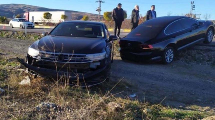 İYİ Parti lideri Meral Akşener'in konvoyunda kaza