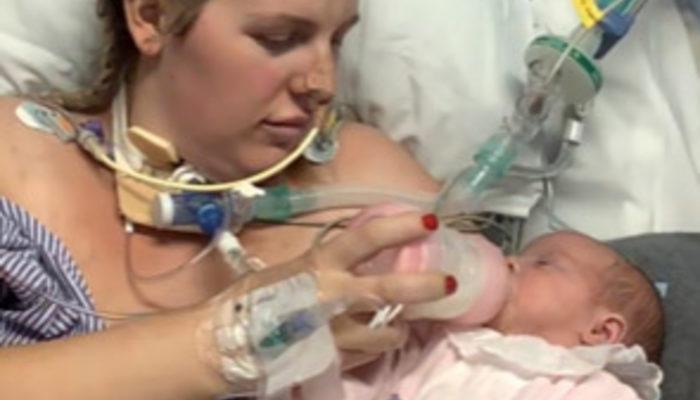 Aşı olmayı reddeden hamile kadın, komadayken doğum yaptı