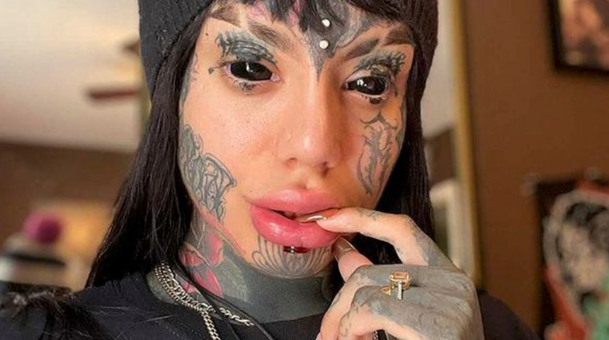 Dövme bağımlılığı göz bebeklerini de sıçradı! Servet harcadı ama durmuyor