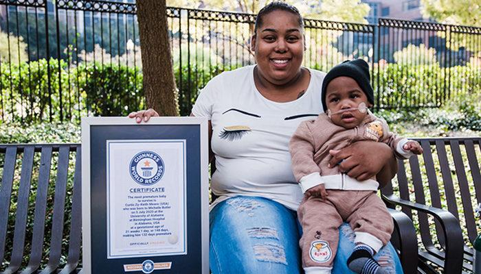 Guinness Rekorlar Kitabı'na girdi! İşte dünyanın en erken doğan bebeği
