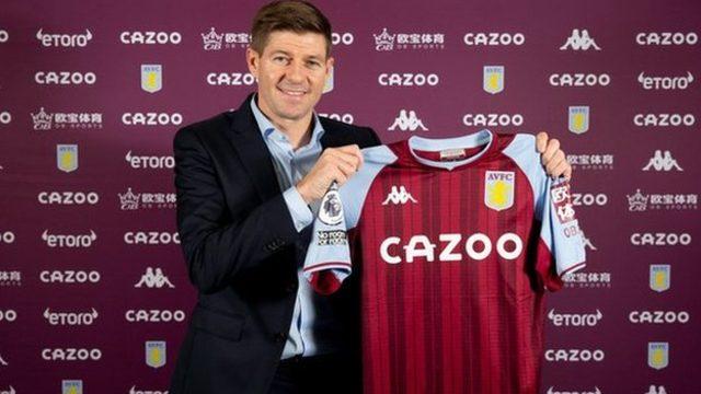 Steven Gerrard, Aston Villa'nın yeni menajeri oldu