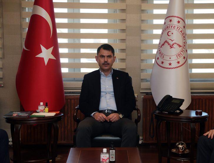 Bakan Murat Kurum, Ağrı'daki mahalle konağının temel atma töreninde konuştu: G1