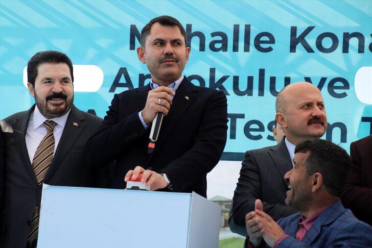 Bakan Murat Kurum, Ağrı'daki mahalle konağının temel atma töreninde konuştu: G2