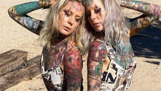 Görenler tanıyamıyordu! Tek yumurta ikizleri ayırt edilebilmek için vücutlarını dövmeyle kapatmayı tercih etti