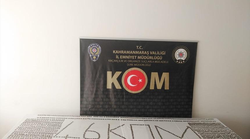 Kahramanmaraş'ta 1154 sikke ele geçirildi