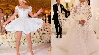 Paris Hilton düğünde 4 farklı gelinlik giydi! Görenler hayran kaldı