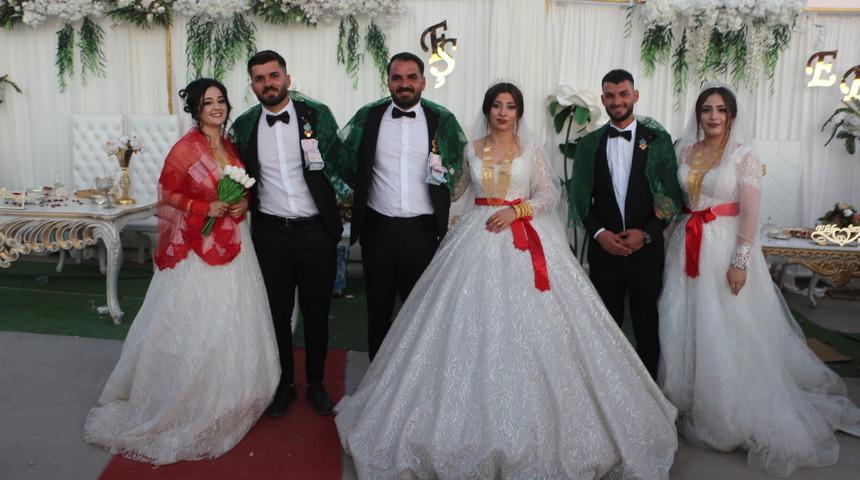 Şırnak’ta 3 kardeşe tek düğün! 30 koyun kesildi, 3 bin kişi ağırlandı