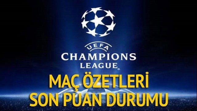 Şampiyonlar Ligi maç özetleri izle: 3. hafta maç sonuçları ve son puan durumu