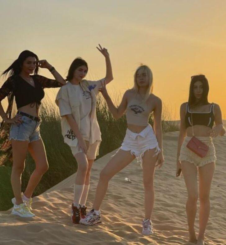 Aleyna Tilki'nin annesi Havva Öztel plajdan sonra çölde! İddialı pozlar G4