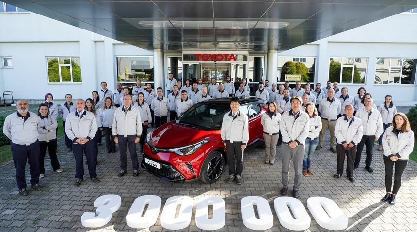 Toyota Türkiye 3 milyonuncu aracını üretti 