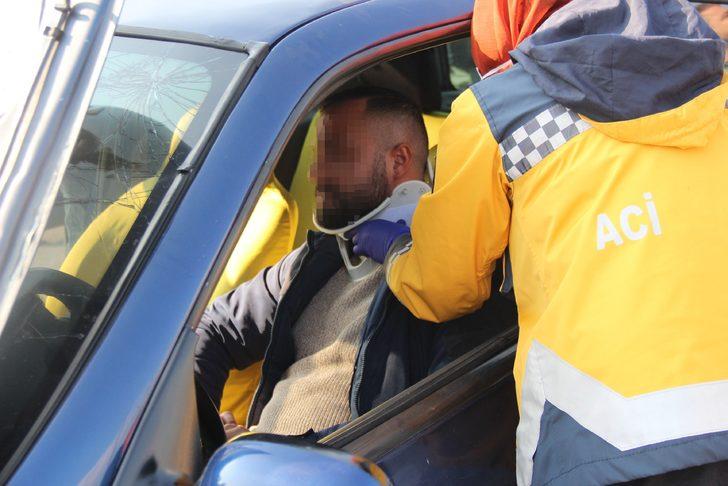 Seyir halindeki sürücü neye uğradığını şaşırdı! Aniden açıldı G1