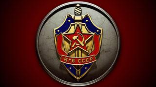 KGB liderinin heykeline karşılar