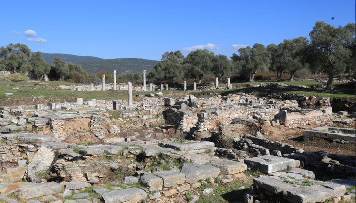 İasos Antik Kenti'nin fotogrametrik haritası çıkarıldı! 6 bin yıllık tarih havadan kayıt altına alındı