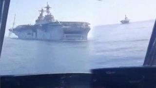 Bölgede tansiyon yükseldi! İran helikopteri, ABD gemisine 25 metreye kadar yaklaştı