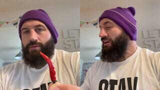 Korona testi için acı biber yedi! Olanlar oldu