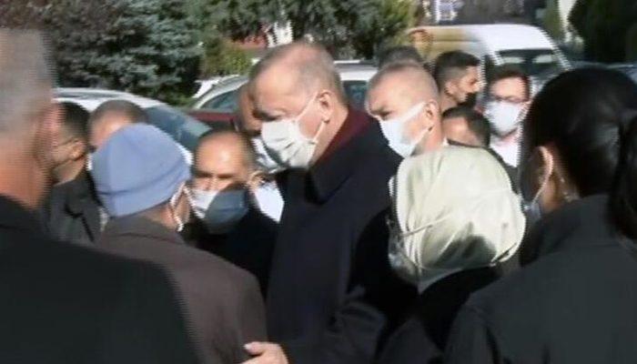 Cumhurbaşkanı Erdoğan'dan Başak Cengiz'in ailesine taziye ziyareti