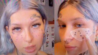 Yüzüne dövme yapmak istedi! Hayatının en büyük kâbusunu yaşadı