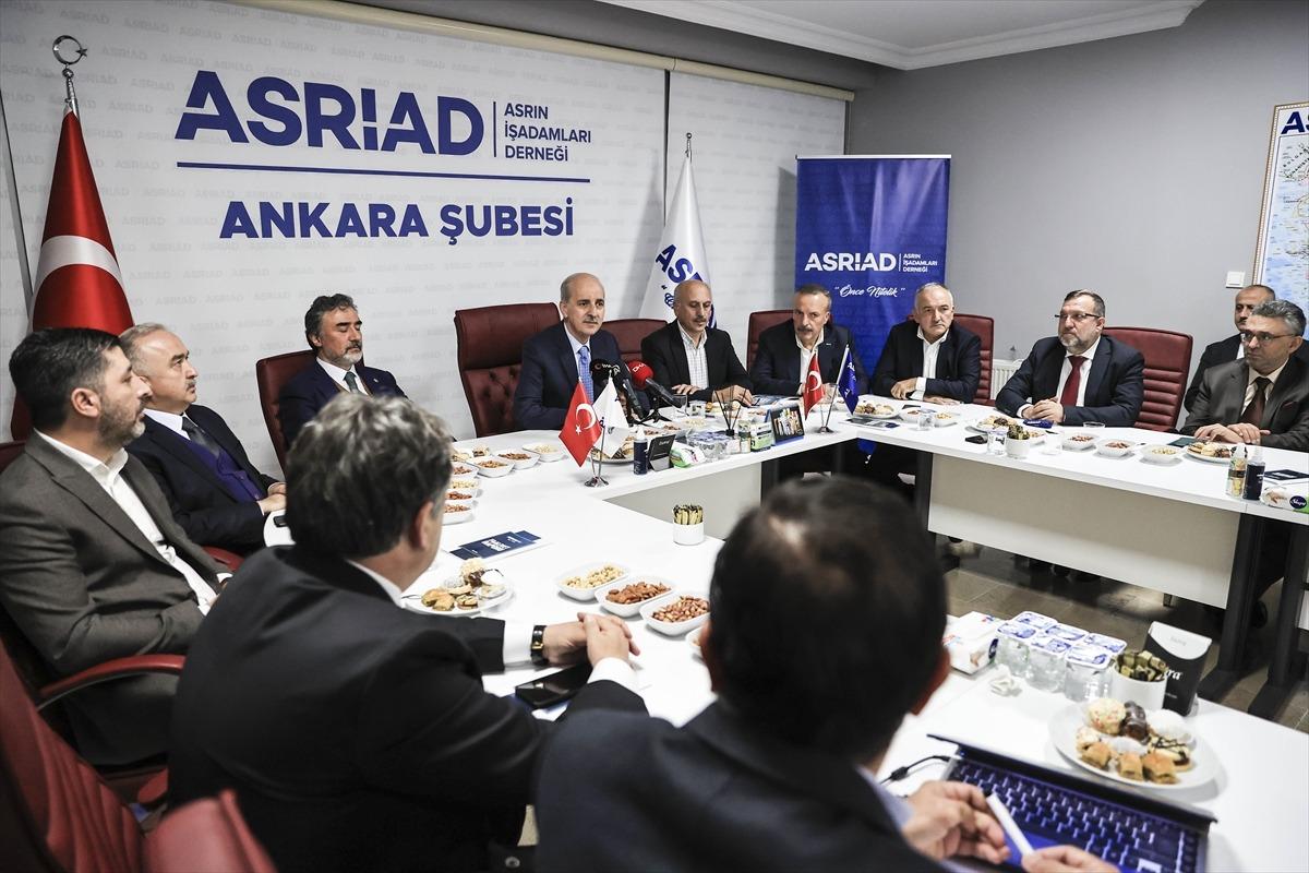AK Parti Genel Başkanvekili Kurtulmuş, basın mensuplarına a&ccedil;ıklamalarda bulundu: