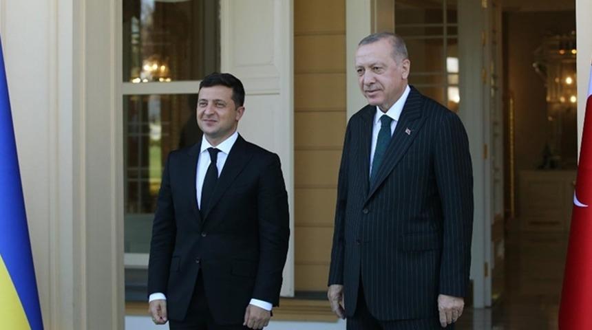 Cumhurbaşkanı Erdoğan, Ukrayna Devlet Başkanı Zelenskiy ile görüştü