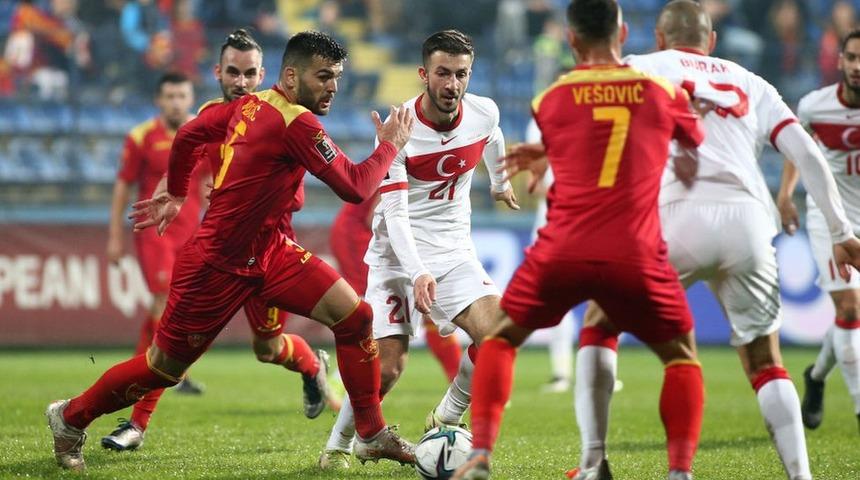 T&uuml;rkiye D&uuml;nya Kupası elemelerinde Karadağ'ı 2-1 yenip, play-offlara kaldı