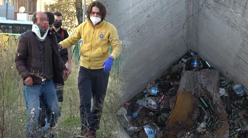 Alkolü fazla kaçıran şahsı su kuyusunda buldular!