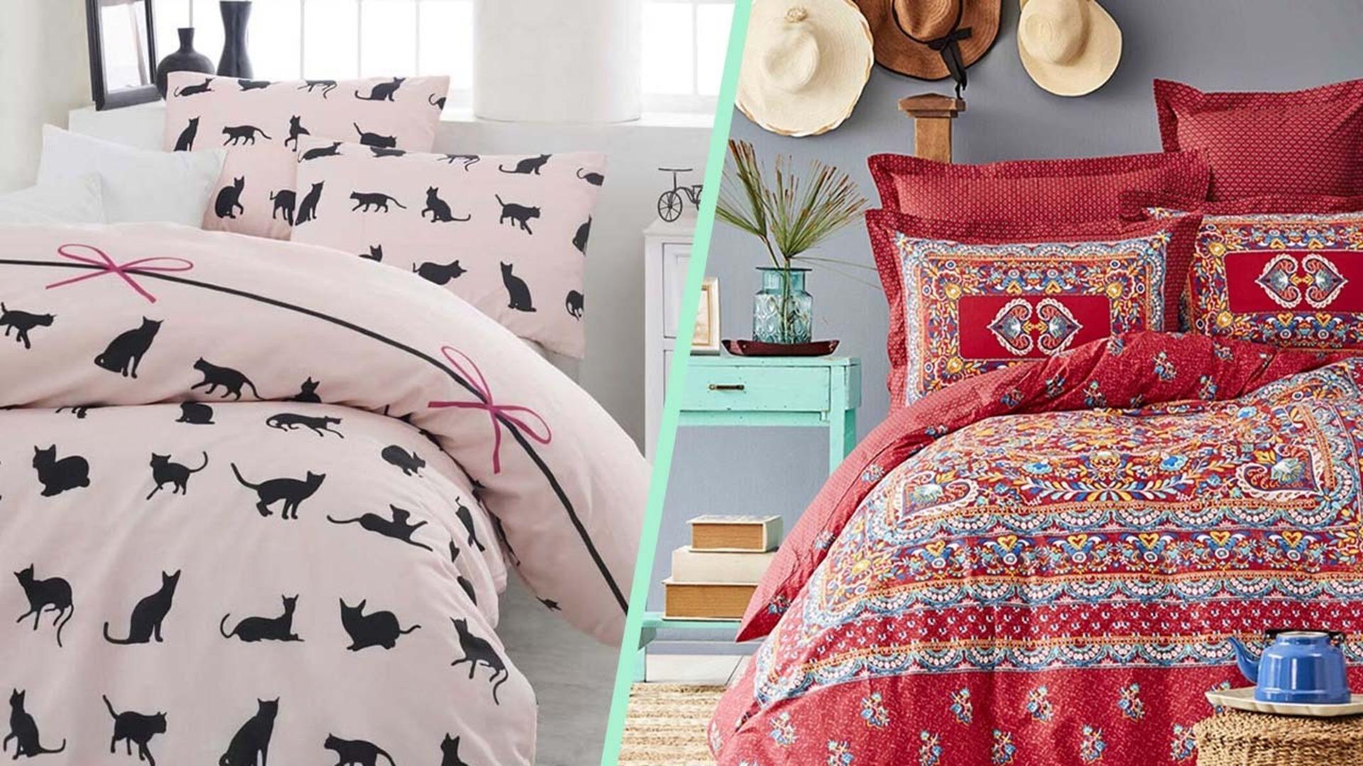 Yatak odasına bambaşka bir hava katan 200 TL altı nevresim takımları