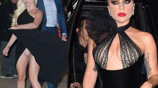 Lady Gaga filminin tanıtım turlarında kıyafetleriyle dikkat çekiyor