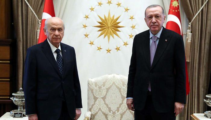 Cumhurbaşkanı Erdoğan ve Devlet Bahçeli'den sürpriz görüşme