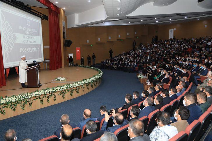 Diyanet İşleri Başkanı Erbaş, Bingöl Üniversitesinin akademik yıl açılışında konuştu: G4