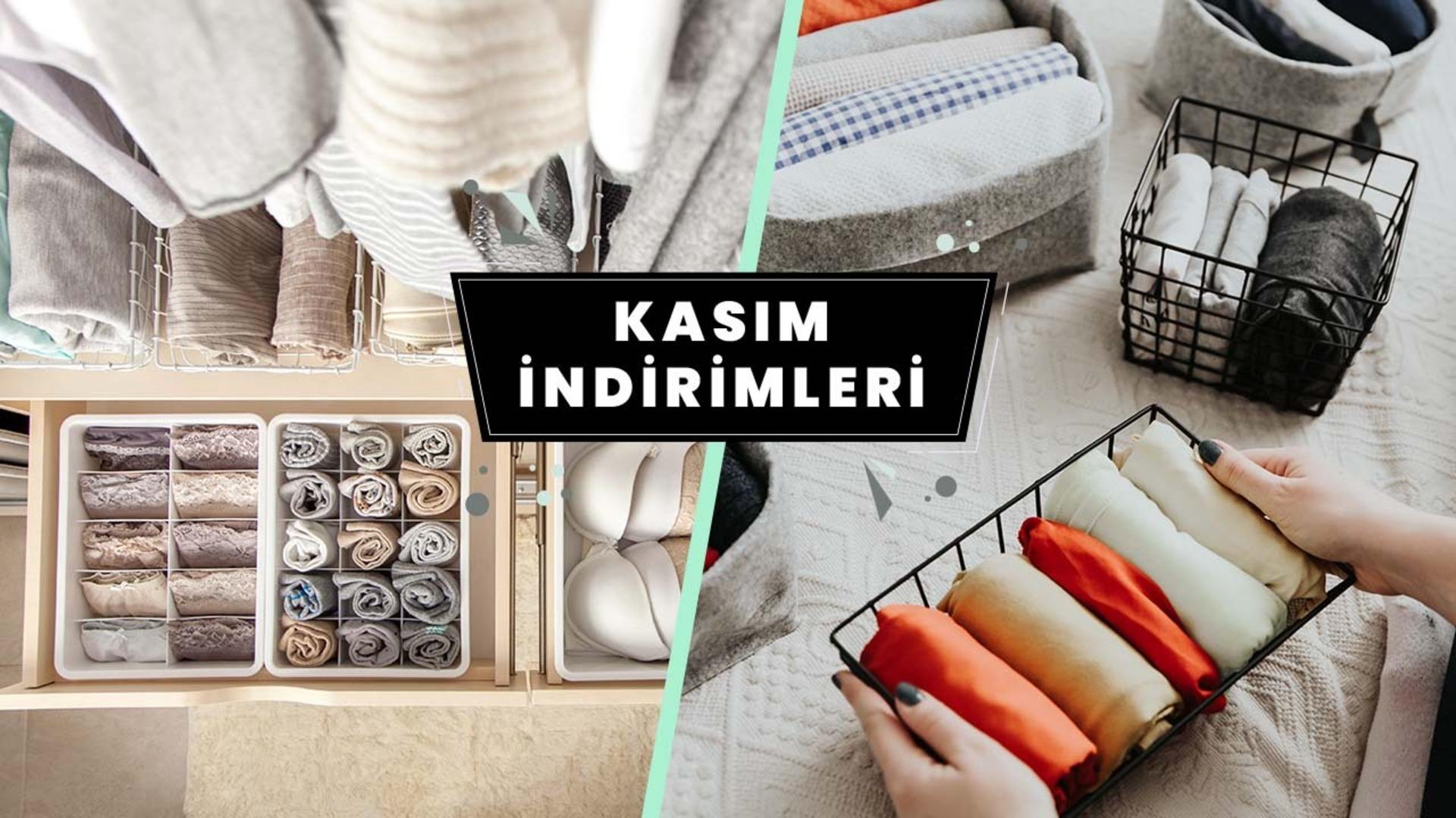 Alanım dar diyenlere %30'a varan indirimlerle aşırı kullanışlı organizerlar