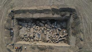 Aydın’ın Magnesia Antik Kenti’ndeki Zeus Tapınağı ortaya çıkarılıyor