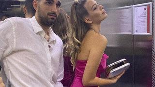 İbrahim Tatlıses'in oğlu İdo Tatlıses Yasemin Şefkatli'yi öpücüklere boğdu