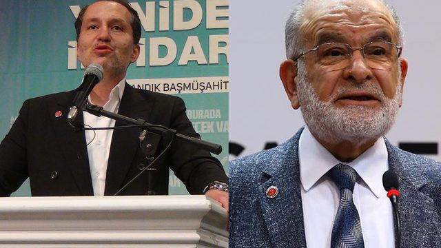 Karamollaoğlu ve Erbakan'dan AK Parti'ye övgüler