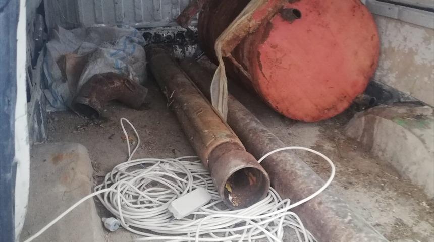 Karaman'da tarlalardan tarım aletleri çalan 3 kişi yakalandı