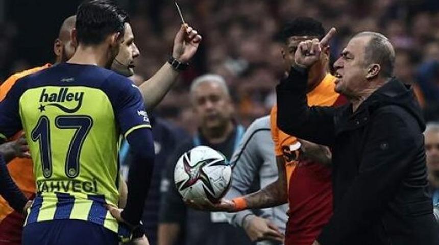 Fatih Terim kırmızı kart gördü!