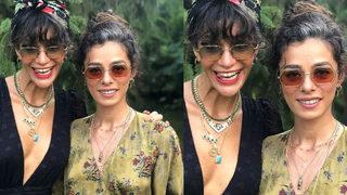 Berrak Tüzünataç ve Özge Özpirinçci'den gün batımı paylaşımı 