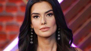 O Ses Türkiye'nin güzel sunucusu Saadet Özsırkıntı göğüs dekolteli tulumuyla yaktı geçti!