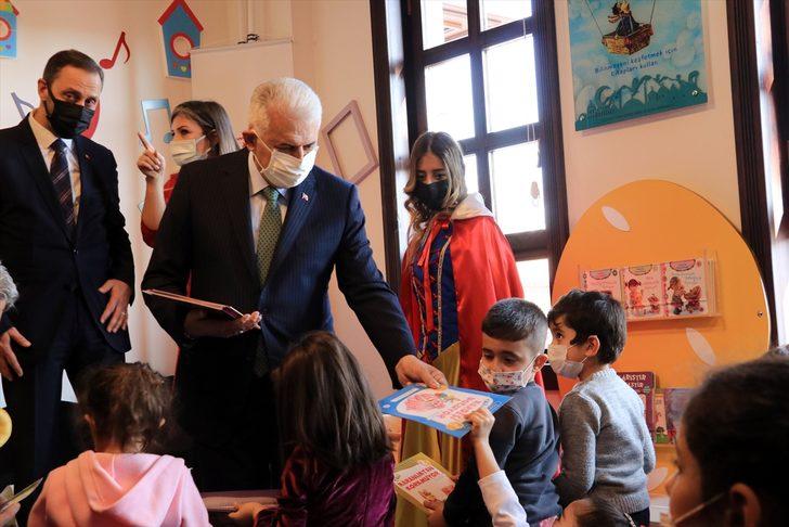 AK Parti Genel Başkanvekili Yıldırım, "bebek ve çocuk kütüphanesi"nin açılışında konuştu: G4