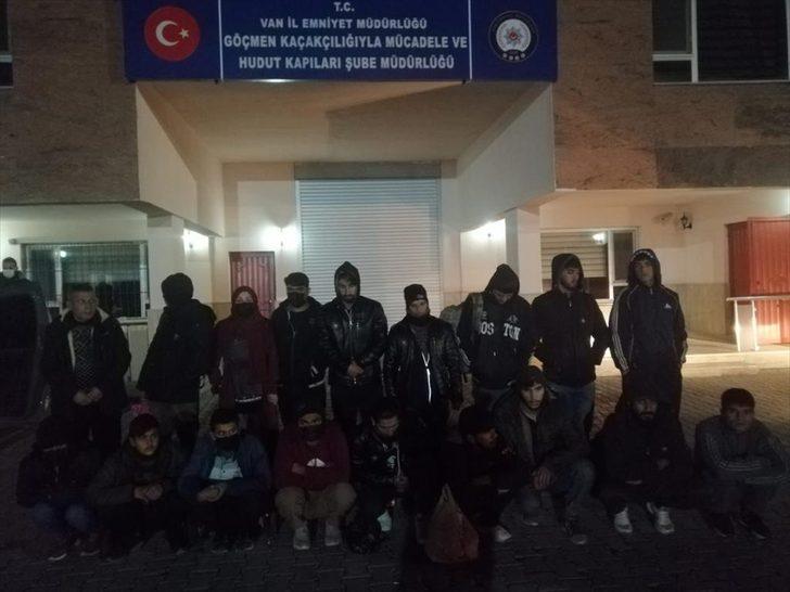 Van'da bir otelde 15 düzensiz göçmen yakalandı