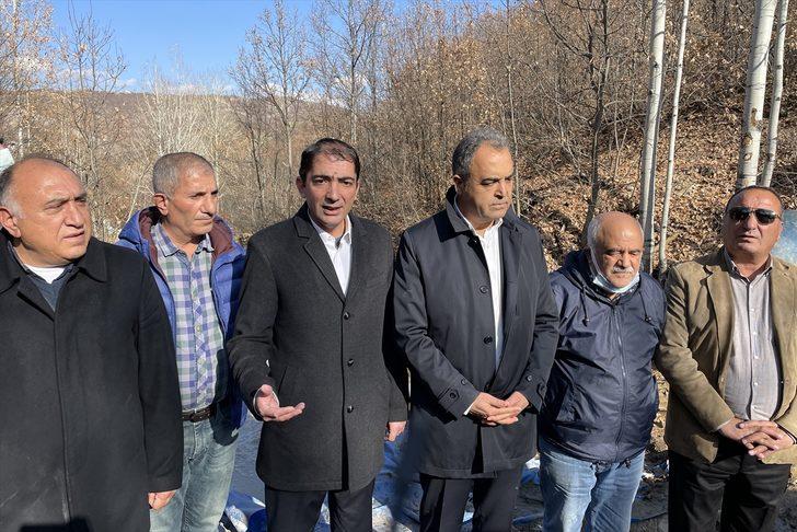 Tunceli'de vatandaşlardan Otlubahçe köyünde bakır madeni aranmasına tepki