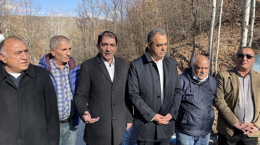 Tunceli'de vatandaşlardan Otlubahçe köyünde bakır madeni aranmasına tepki