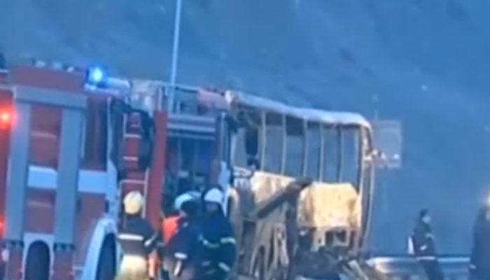 Bulgaristan’da dehşete düşüren trafik kazası! Yolcu otobüsü alev aldı, 46 kişi yanarak öldü