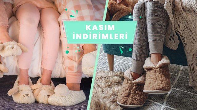 Ayakları yumuşacık ve sıcacık tutan indirimli ev pandufu modelleri