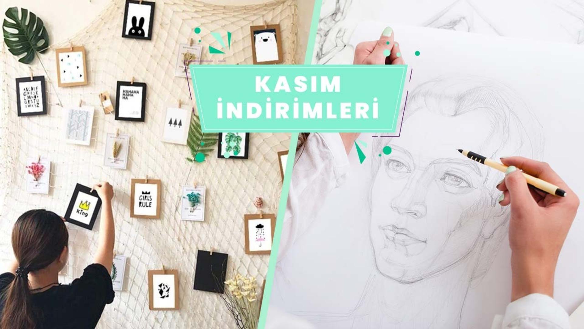 Yeni bir hobiye başlamak isteyenlere indirimi %40'a varan malzemeler